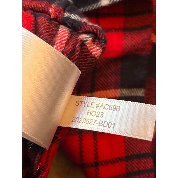 J. Crew Flannel Pajama Pants in Red Plaid XL New Mens xmas christmas holiday - Picture 5 of 6